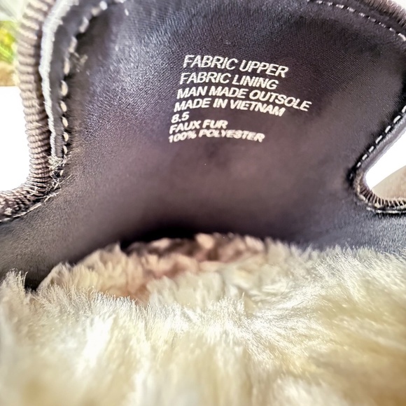 NEW Birdies The Starling Charcoal Faux Fur Loafers - Size 8.5 🖤✨👟 - Picture 7 of 9